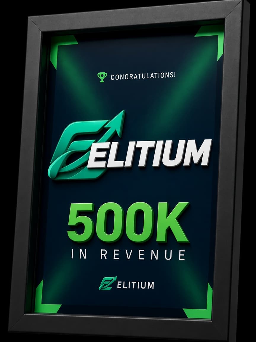 Placa Elitium Partners — Congratulations 500K in revenue